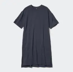 UNIQLO ユニクロ クールネックTワンピース Sサイズ ダークグレー