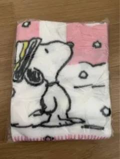 【未開封】スヌーピーブランケット（ピンク）