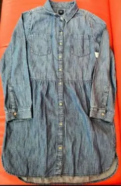 160cm 新品 GAP デニム シャツ ワンピース