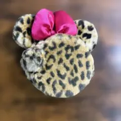 東京ディズニーリゾート ピンク ヒョウ柄 イヤーマフ - メルカリ