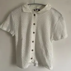 Bershka ホワイト ポロシャツ Mサイズ