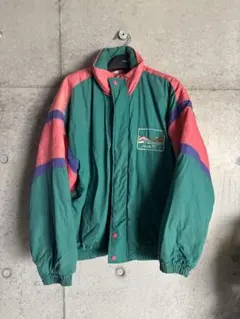 ナイロンジャケット 緑 ピンク 紫