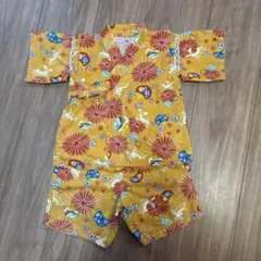 甚平セット 花火とウサギデザイン 90