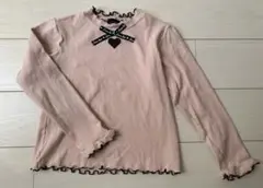 ピンク フリル付き 長袖カットソー　sister jenni 150cm