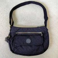 Kipling キプリング ショルダーバッグ 総柄 軽量 斜めがけ ブラック