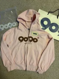 9090 パーカー ピンクパーカーブランド 9090 パーカー King Logo
