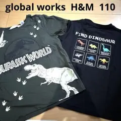 Jurassic World 恐竜Tシャツ 2枚セット 110cmのサムネイル