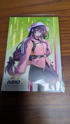 ホロライブ AZKi 京王電鉄 コラボ 特典ポストカード 登山等身キャラver