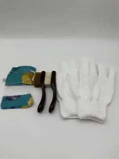 【核桃清掃セット】纳米刷、万毛刷、纳米手手袋、防湿防湿保護専用袋