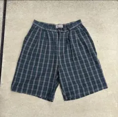 90's Eddie Bauer インディゴリネン 2タックショーツnoroll 90's Eddie Bauer インディゴリネン 2タックショーツnoroll - メルカリ