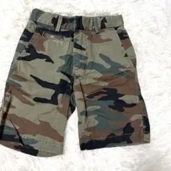 GapKids 迷彩ハーフパンツ 120cm カモフラ ショートパンツ 美品