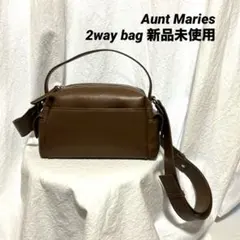 アントマリーズ ショルダーバッグ ブラウン 2way ポケット ハンドバッグ
