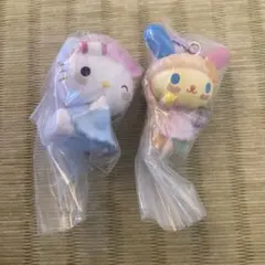 GRWMマスコットチャームウサハナ、ハローキティセット