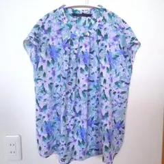 YECCA VECCA☆花柄ブラウス☆半袖