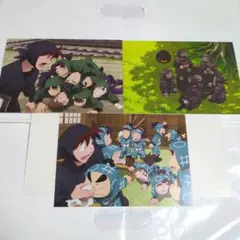 映画 忍たま乱太郎 4週目 特典 描きおろし脚本付 イラストカード 全3種セット