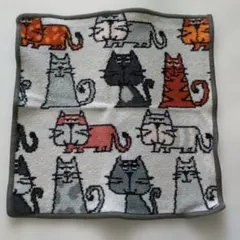 feiler 猫柄 ハンカチ