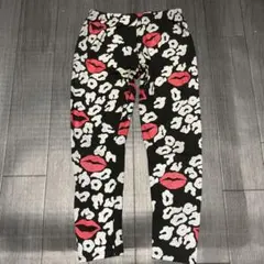美品 00s コムデギャルソン パワーネット 花柄プリント テキスタイル