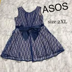 ASOS エイソス　レディース　相レースドレス　サイズ2XL