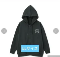 しまむら　ちいかわレディース ジップパーカー ブラック