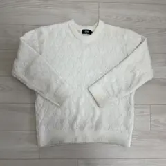 AZUL by moussy ダイヤモンド編み セーター