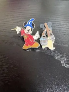 東京ディズニーリゾート ピンバッジ ミッキー 魔法使いの弟子 ピントレーディング