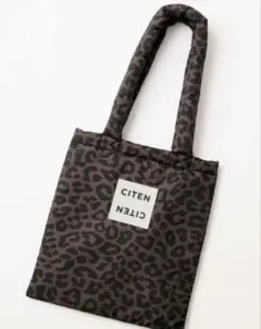 【新品未使用】CITEN レオパード柄パフィートート　オトナミューズ3月号付録