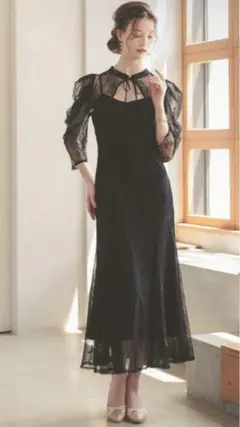 Dorry Doll ブラックドレス 同窓会 結婚式 ワンピース
