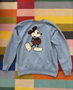 Vintage ヴィンテージ ミッキー スウェット 水色