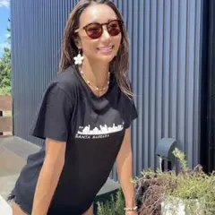 まいまい着用モデル☆LUSSO SURF ウェストコーストTシャツ　ブラック　M