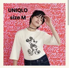 ユニクロ　UT ディズニー　コラボTシャツ　グラフィック　ミッキー　M 五分袖