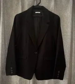 黒 レディーステーラードジャケット　サイズLL