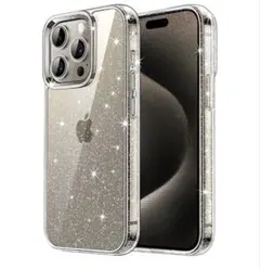 JETech iPhone 15pro きらきら クリアケース