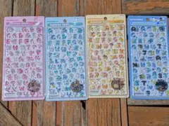 ボンボンドロップシール サンリオ 文字 4種セット