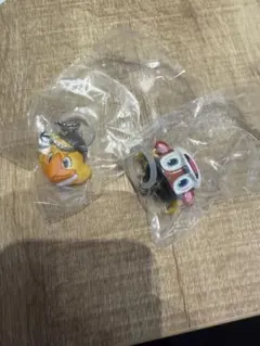 プロ野球マスコットめじるしアクセサリー　ハリーホーク、バファローブル