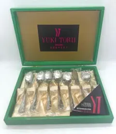 未使用 YUKI TORII カトラリー7本セット 18-8 ステンレス 箱付のサムネイル