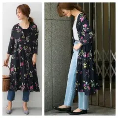 新品 アーバンリサーチ DOORS ダークフラワー ワンピース 定価11000円