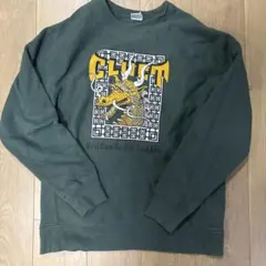 CLUCT スウェット ドラゴン刺繍 グリーン Mサイズのサムネイル