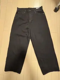 バギーデニム ブラック