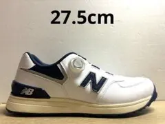 未使用 27.5cm 2Eニューバランスゴルフシューズ UGBS574Jホワイト