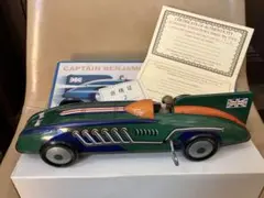 旭玩具【メルセデス ベンツ300SLR黄】ブリキtin toy car自動車箱付