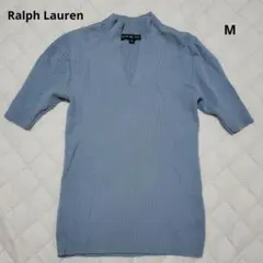 RALPH LAUREN ラルフローレン レディース 半袖　リブニット