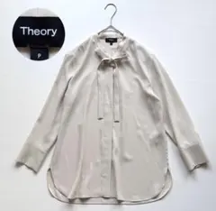 極美品♡Theory 24SS ボウタイブラウス Prime GGT ベージュのサムネイル