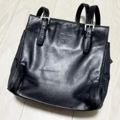 PRADA ナイロン×レザー トートバッグ 黒 カゲロウ様専用