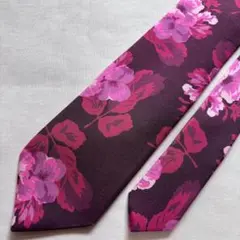 ◉ ポールスミス Paul Smith ◉ フラワー・プリントタイ ★ 美品 ★のサムネイル
