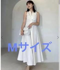 エステラケー ホルターシャツドレス ホワイト - メルカリ