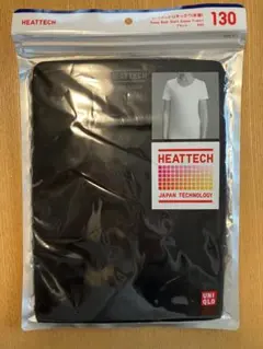 ユニクロ　キッズ　HEATTECH ヒートテック　130 ブラック