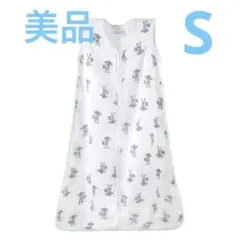 エイデンアンドアネイ　 スリーパー モンキー柄 0-6ヶ月用　コットン