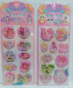 babythree　ぷくぷく シール 3Dシール　ウォーターシール