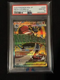PSA10】メガルカリオex MA 228/193 - メルカリ
