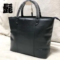 美品 髭 バッグ　ハーヴェストレーベル　トートバッグ　ブラック　ビジネス　A４